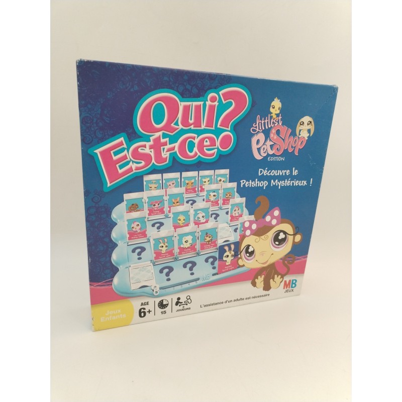 Qui Est Ce ? Édition Littelest Petshop Mb Jeux Est-ce Jeu De Société Pet Shop