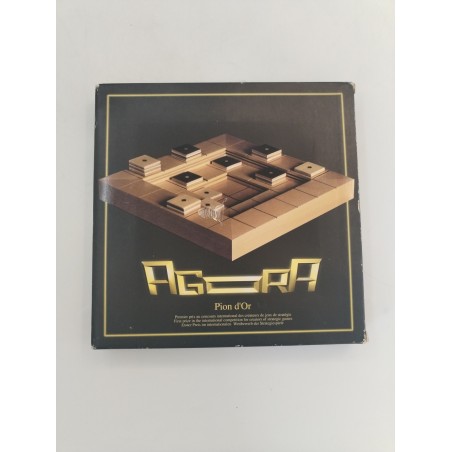 Agora Pion D'or Jeux Bois Premier Prix Stratégie Jeu De Société Échec Dame 3d 