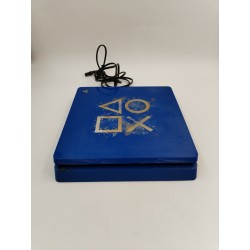 Ps4 PlayStation 4 Sony Édition Days Of Play Console Jeux Vidéo Jeu Game Bleu Or