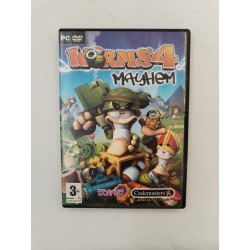 Worms 4 Mayhem PC DVD Rom Jeux Vidéo Codemasters Jeu Guerre Vers De Terre