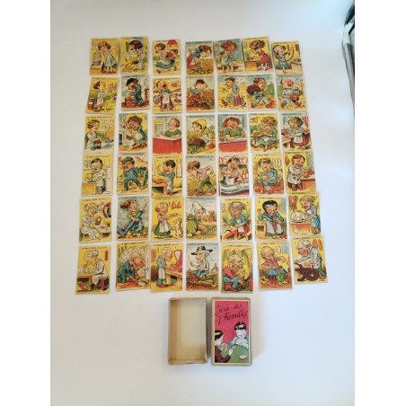 Ancien Jeu des 7 Familles Les Métiers Complet Jeux De Société Nouveaux Réunis 
