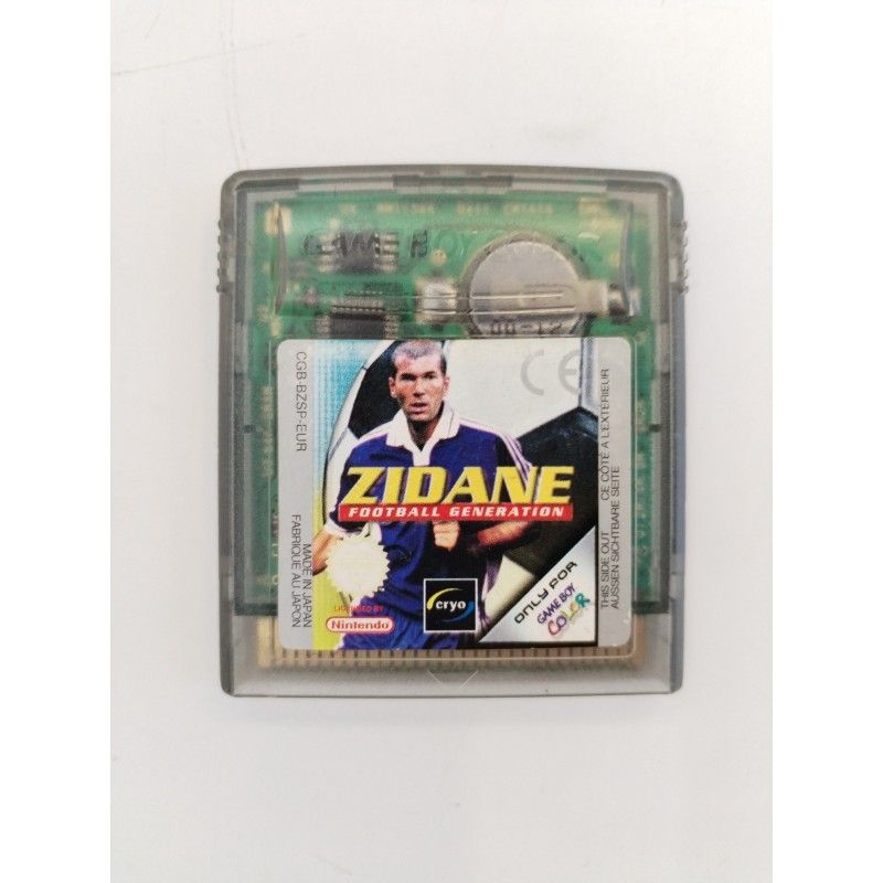 Zidane Football Generation Nintendo Game Boy Color Jeux Vidéo GameBoy Gb Jeu Zidane Football Generation Nintendo Game Boy Color Jeux Vidéo GameBoy Gb Jeu