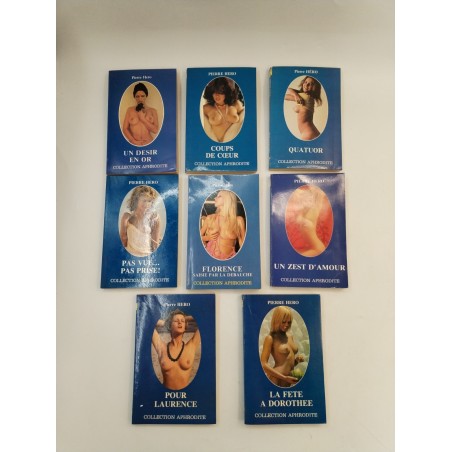 Lot De 8 Livres Collection Aphrodite Librairie Adulte Livre Érotique Esparbec 