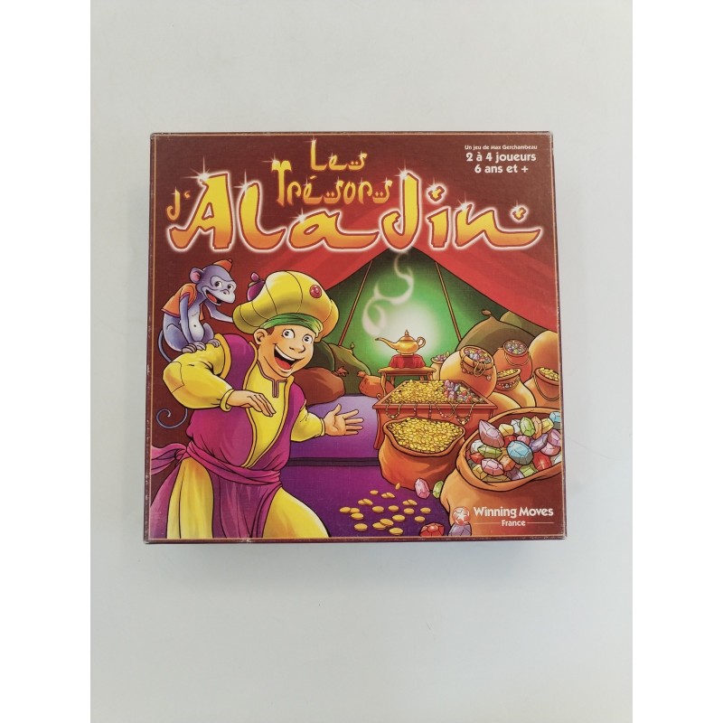 Jeu de société Les Trésors d'Aladin Winning Moves Jeux Aladdin Disney Parcours 