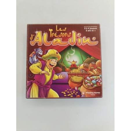 Jeu de société Les Trésors d'Aladin Winning Moves Jeux Aladdin Disney Parcours 
