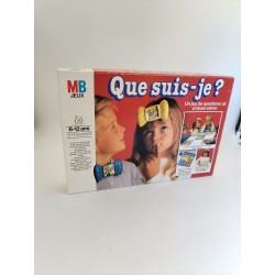 1983 Jeu de société vintage QUE SUIS JE ? MB JEUX COMPLET Ancien Jeu Année 80