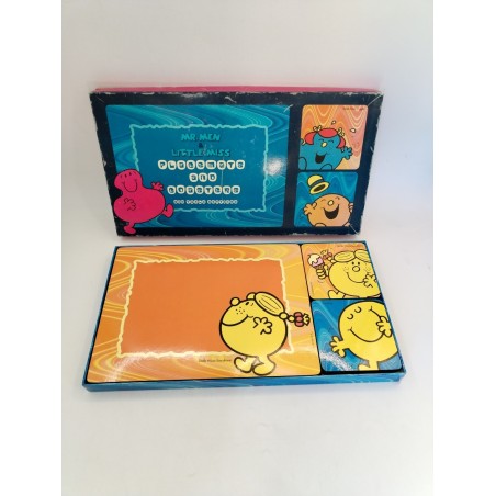 Mr Men Little Miss Placements Coasters Six Table Settings Monsieur Madame...