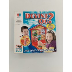Devine ou ? Jeu de société MB Jeux 2 joueurs 2005 Qui Est Ce ? Hasbro Mb 