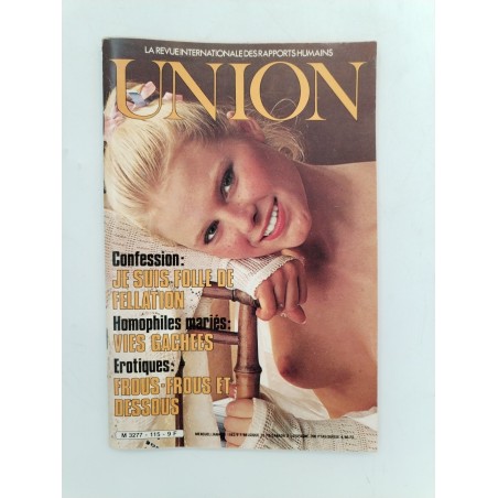 Union Magasine Janvier 1982 Livre Érotique Sexy Revue Vintage