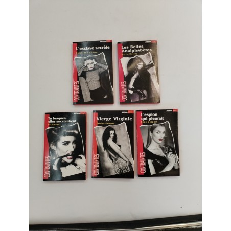 Lot De 5 Livres Contraintes Media 1000 Les Interdits Livre Érotique Adulte Sex S