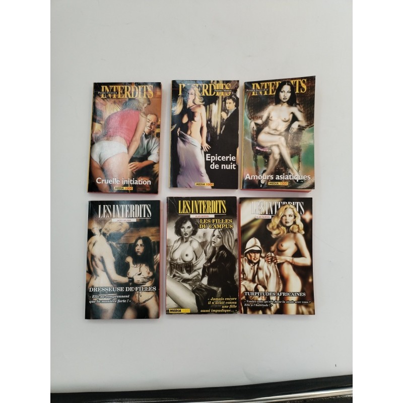 Lot De 6 Livres Contraintes Media 1000 Les Interdits Livre Érotique Adulte Sex S Lot De 6 Livres Contraintes Media 1000 Les Interdits Livre Érotique Adulte Sex S