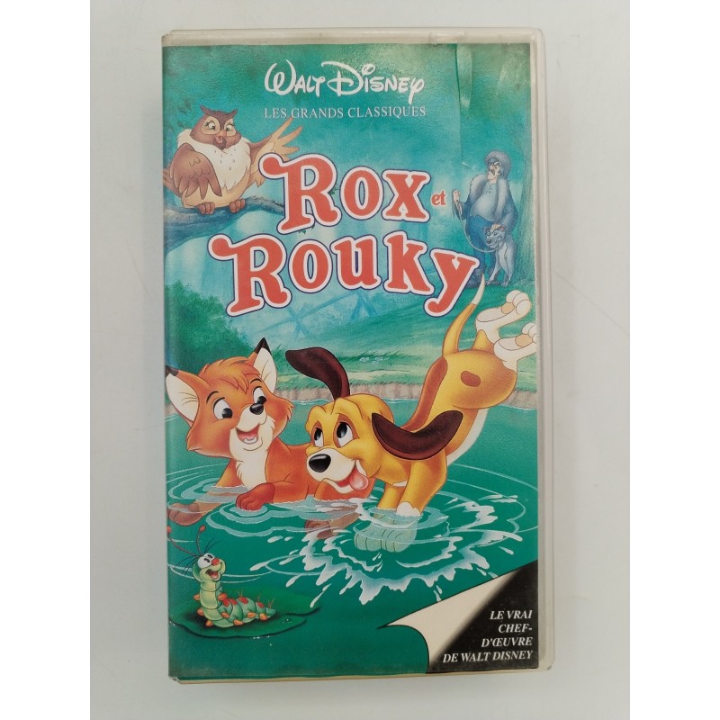 Cassette Video VHS Rox et Rouky De Walt Disney VHS Pal K7 Film Dessin Animé Cassette Video VHS Rox et Rouky De Walt Disney VHS Pal K7 Film Dessin Animé