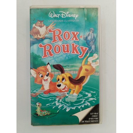Cassette Video VHS Rox et Rouky De Walt Disney VHS Pal K7 Film Dessin Animé 