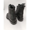 665 $ Roberto Cavalli Neuves 9.5 42,5 Boots Montantes A Lacets Noir 8399 RC