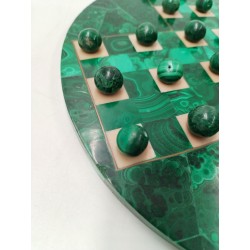 Solitaire En Malachite Pierre Verte Jeux Anciens Jeu De Billes Décoration...