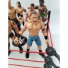 Lot Catcheurs Et Ring W Raw Wwe Mattel Batista Cena Jakks Catch Figurines Jouet 