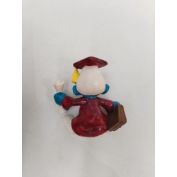 Schtroumpfs 1981 Diplôme Figurine Peyo Schleich Smurfs Jouet Jeu Vintage