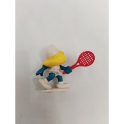 Schtroumpfs Schtroumpfette Tennis 1981 Figurine Peyo Schleich Smurfs Jouet...
