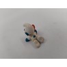 Schtroumpfs Bébé Pyjama Blanc Figurine Peyo Schleich Smurfs Jouet Jeu Vintage