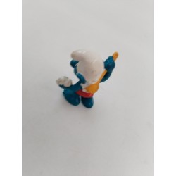 Schtroumpfs Se Lave Douche Figurine Peyo Schleich Smurfs Jouet Jeu Vintage