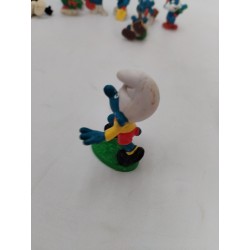 Schtroumpfs 1980 Rugby  Figurine Peyo Schleich Smurfs Jouet Jeu Vintage