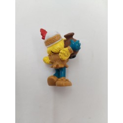 Schtroumpfs Schtroumpfette Indienne Américaine Figurine Peyo Schleich Smurfs...