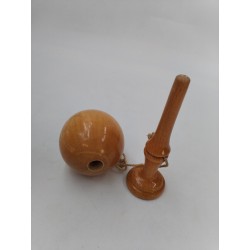 Bilboquet En Bois Tourné Vernis Jouet Bois Jeux D Adresse Jeu Ancien