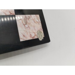Plateau D'échecs En Marbre Onyx Stone Fait Main Mexico Échiquier Jeux Échec 