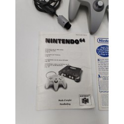 Nintendo 64 Console Nus 001 EUR  Jeux Vidéo Nintendo Manette Joystick Livret 
