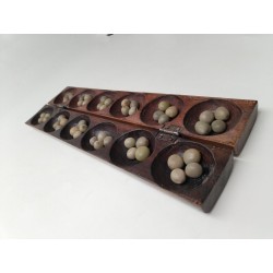 Awale Jeux Traditionnel Africain Bois Sculpté Wari Awele Jeu Fait Main Awalé 