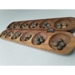 Awale Jeux Traditionnel Africain Bois Sculpté Wari Awele Jeu Fait Main Awalé 