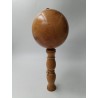Grand Bilboquet Ancien Bois Tourné 32 Cm Jeu Jouet Jeux  Patience
