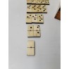 Jeux De Dominos Anciens Double 6 Six Riveté Os Ébène Rivets Jeu Ancien