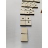 Jeu De Dominos Double 6 Os Et Ébène Riveté Boite Bois Jeux Anciens