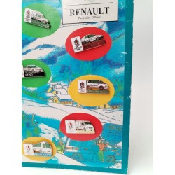 Renault Albertville 1992 Plaque De 8 Pins Lot Pin's Jeux Olympiques D Hiver J O