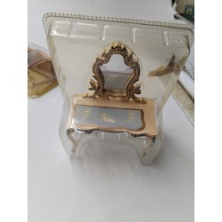 Coiffeuse Miroir chateau de poupées edition Planeta collection miniature maison 