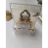 Coiffeuse Miroir chateau de poupées edition Planeta collection miniature maison 