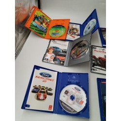Lot 7 Jeux Vidéo PlayStation 2 Sony Ps2 Play Eye Toy WRC Pes Ford Racing Manager