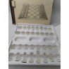 Grand Jeu D'échec En Verre Glass Chess Set Jeux Échecs