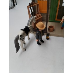 Lot Playmobil 1994 Sheriff Office John Smith Pedro Cruz Western Geobra Jouet...