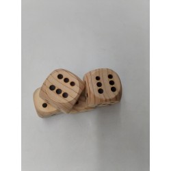 Lot De 5 Gros Dés En Bois Jeu De Dé Jeux Décoration