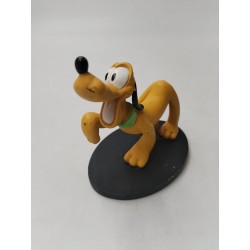 Figurine Disneyland Paris Pluto Résine Socle Disney Mickey