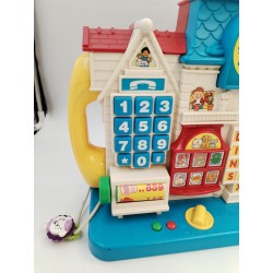 Fisher Price 1994 Educaville Console Jeux Électronique Eveil Apprentissage...