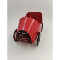 Voiture En Tôle Role Reproduction Ancienne Jouet Decoration Pot De Fleur Vintage