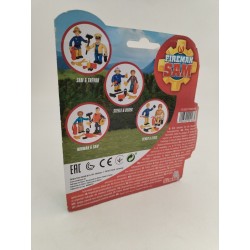 Figurines Neuves Fireman Sam Derek & Steele Simba Le Pompier Neuf Jouet Figurine
