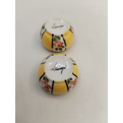 Paire De Saleron Limoges Sel Poivre Condiments Art De La Table Porcelaine Art...
