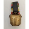 Cloche De Vache Décor Floral 13 Cm Suisse Montagne Paysage 