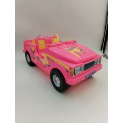Barbie 1990 Mattel 4x4 Voiture Jeep Jouet Rose Fluo