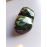 Oeil Céleste Pierre Obsidienne Arc En Ciel Taillée Double Coeur Cristal Naturel