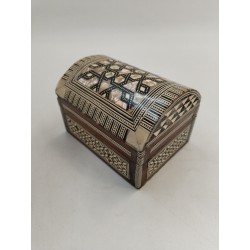 Boite A Bijoux Bois Marqueterie Nacre Coffret